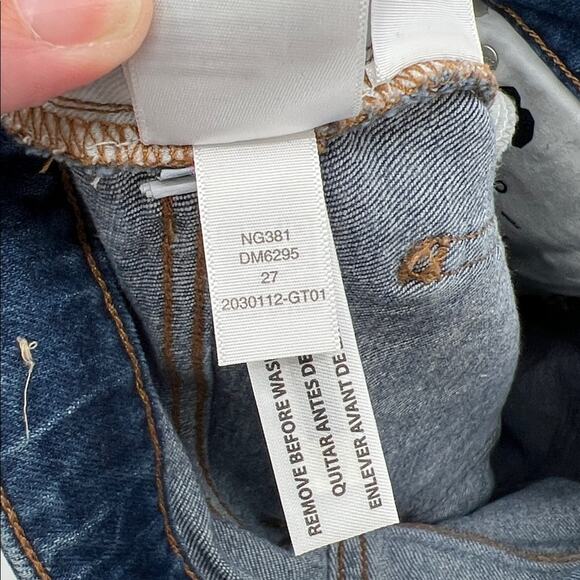 Madewell Women's Curvy Perfect Vintage Straight Jeans - Medium Wash - 27 - Picture 7 of 9